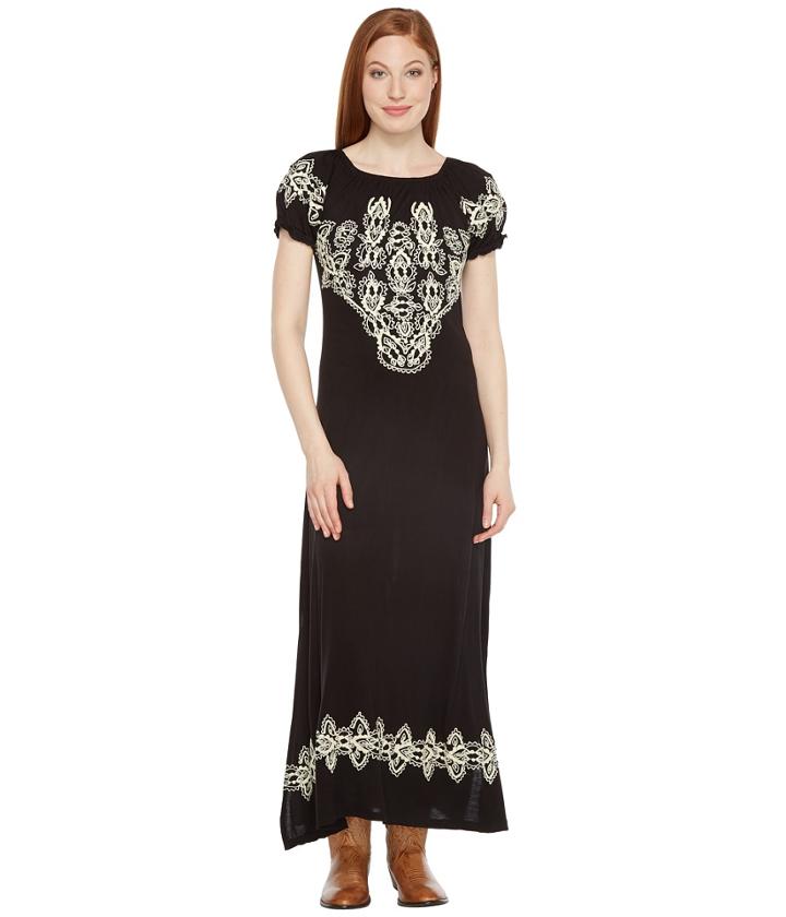 Scully - Caprice Maxi Dress With Emboidery