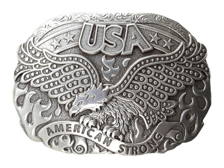 M&f Western - American Strong Usa Eagle Oval Buckle