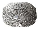 M&amp;f Western - American Strong Usa Eagle Oval Buckle