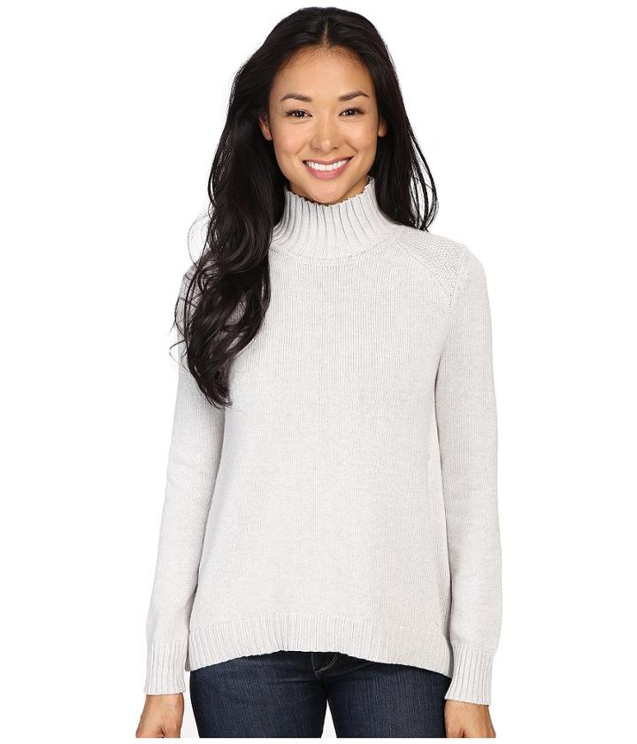 Lilla P - Cotton Cashmere Novelty Stitch Turtleneck