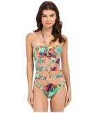 Red Carter - Front Cut Out One-piece Cali Cut