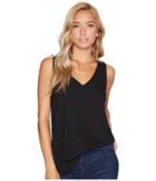 Jack By Bb Dakota - Sersen Crepe De Chine And Chiffon Tank Top