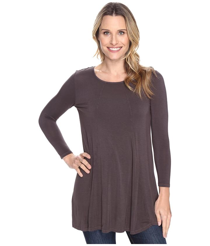 Mod-o-doc - Rayon Spandex Jersey Keyhole Back Tunic