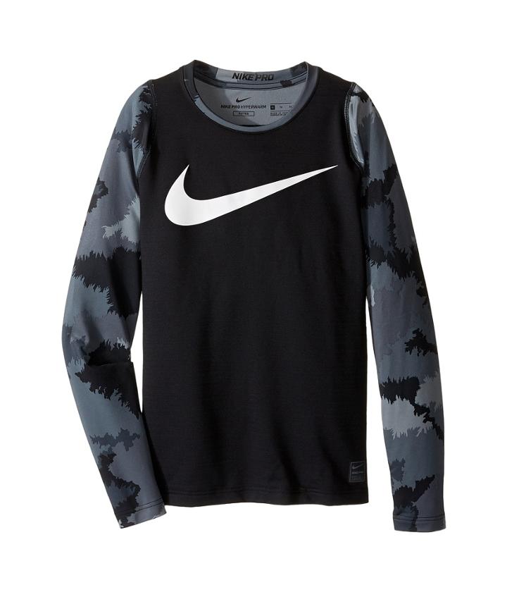 Nike Kids - Hyperwarm Long Sleeve Aop Crew Top