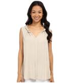B Collection By Bobeau - Dahlia Swing Woven Blouse