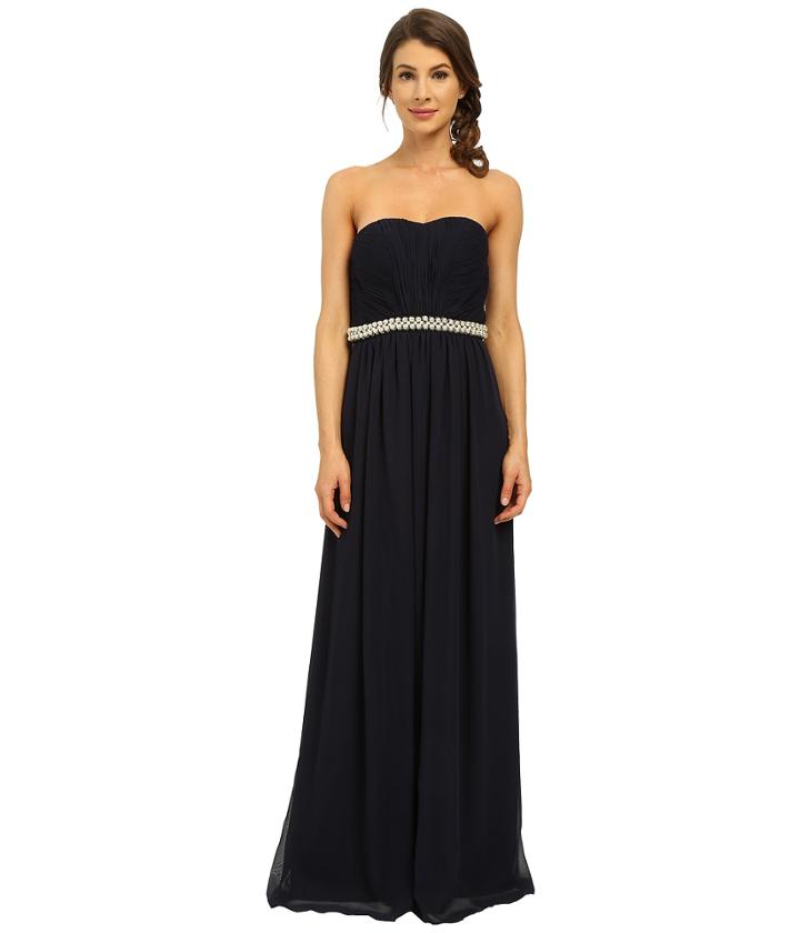 Calvin Klein - Strapless Gown With Beading At Waist Cd6b13n6