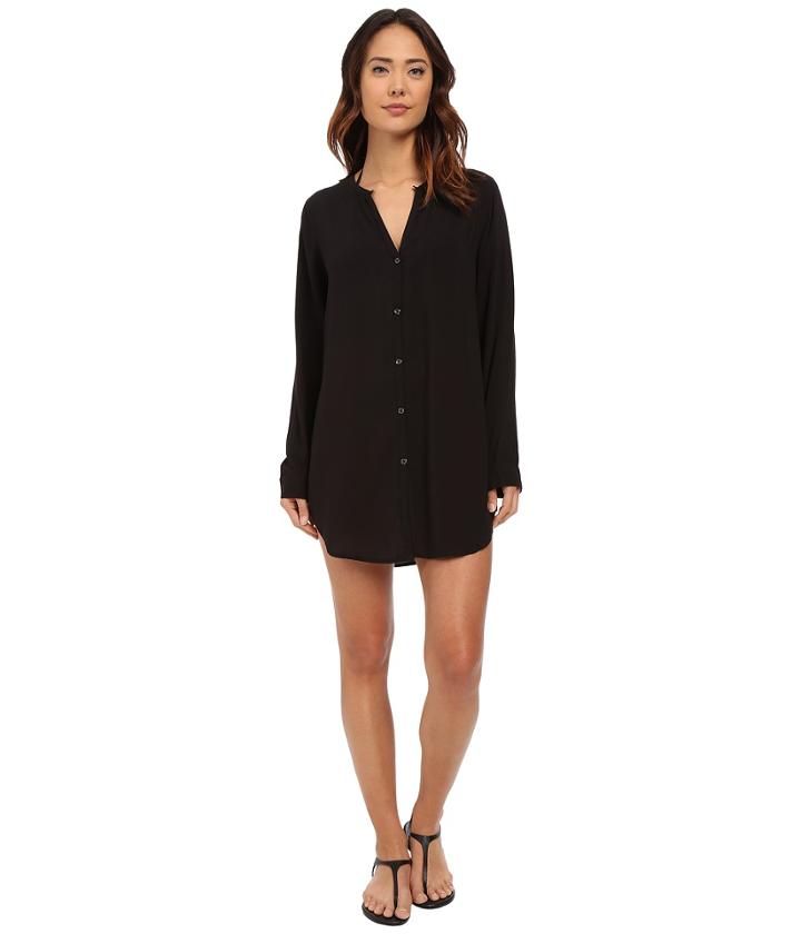 Lauren By Ralph Lauren - Cocktail Shirt Tail Tunic Cover-up