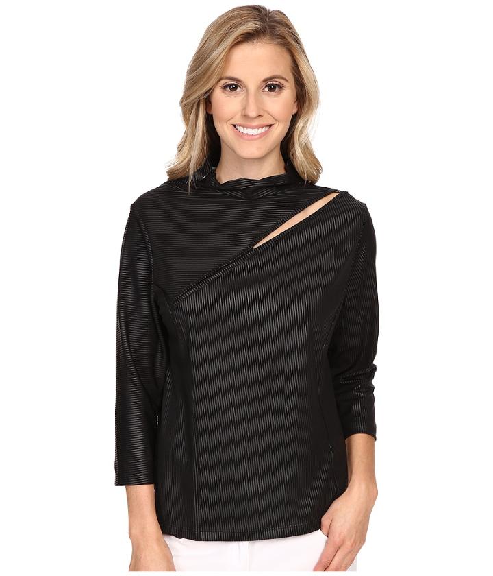 Jamie Sadock - Life Style 3/4 Sleeve With Front Asymmetrical Slit At Shoulder