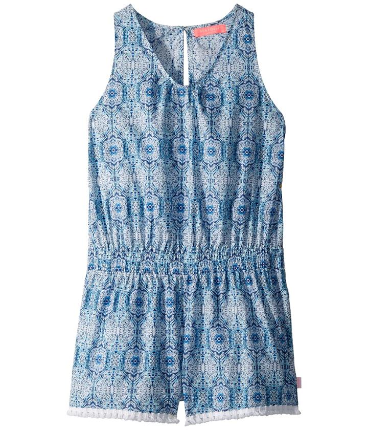 Seafolly Kids - Boho Tile Fringing Jumpsuit Cover-up