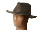 San Diego Hat Company - Cth3730 2.25 Distressed Wide Brim Fedora With Self Band