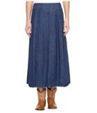 Roper - 0717 7.5 Indigo Stretch Denim Skirt