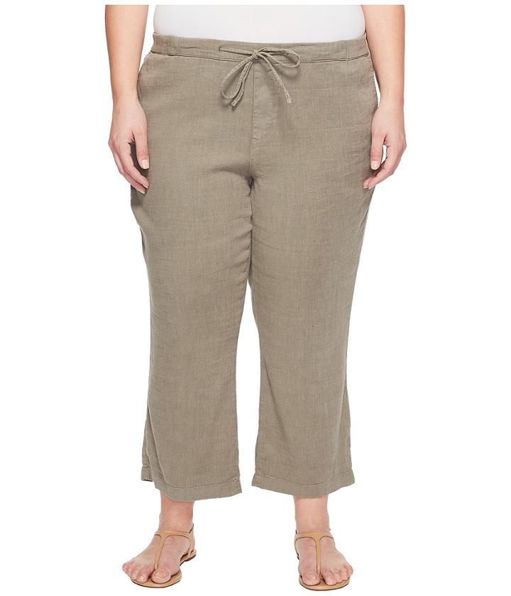 Nydj Plus Size - Plue Size Drawstring Ankle Pants In Sergeant Olive