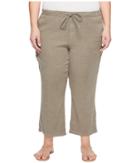 Nydj Plus Size - Plue Size Drawstring Ankle Pants In Sergeant Olive