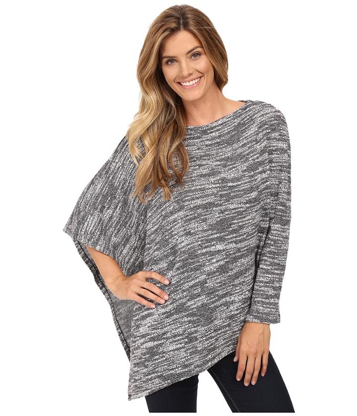 Dylan By True Grit - Soft Sweater Slub Poncho