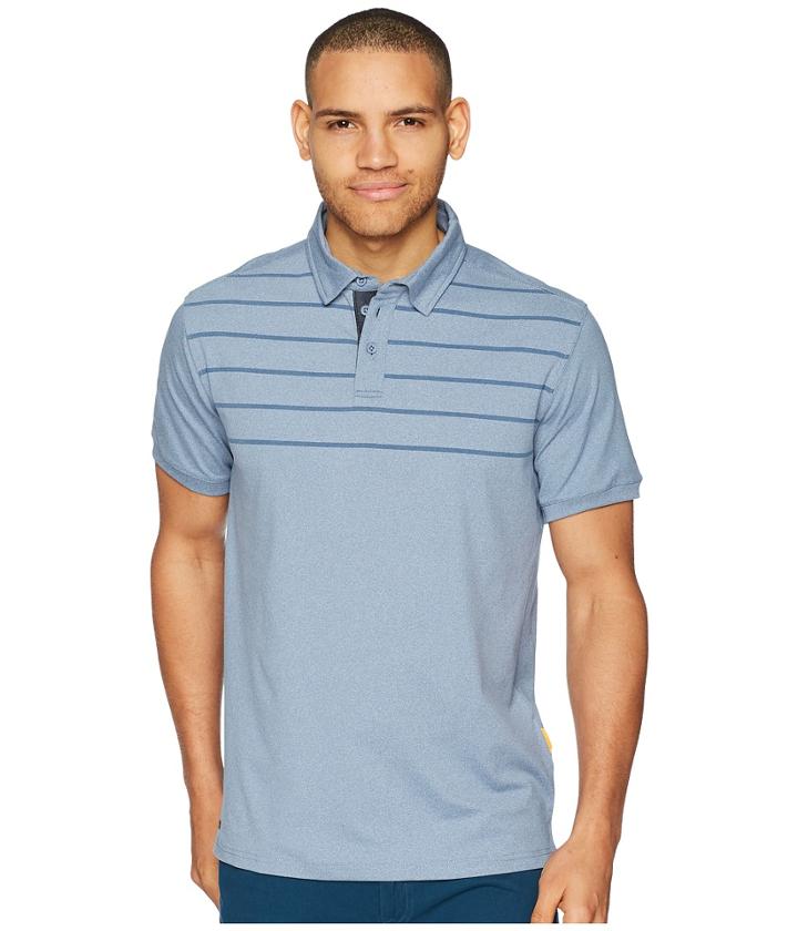 Quiksilver Waterman - Striped Reel Backlashtechnical Polo
