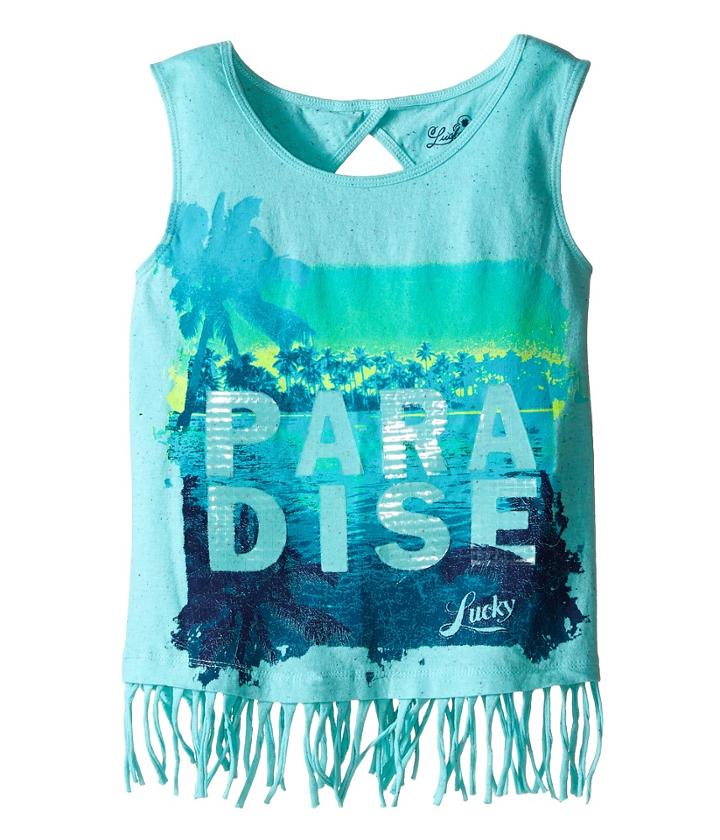 Lucky Brand Kids - Paradise Fringe Tee