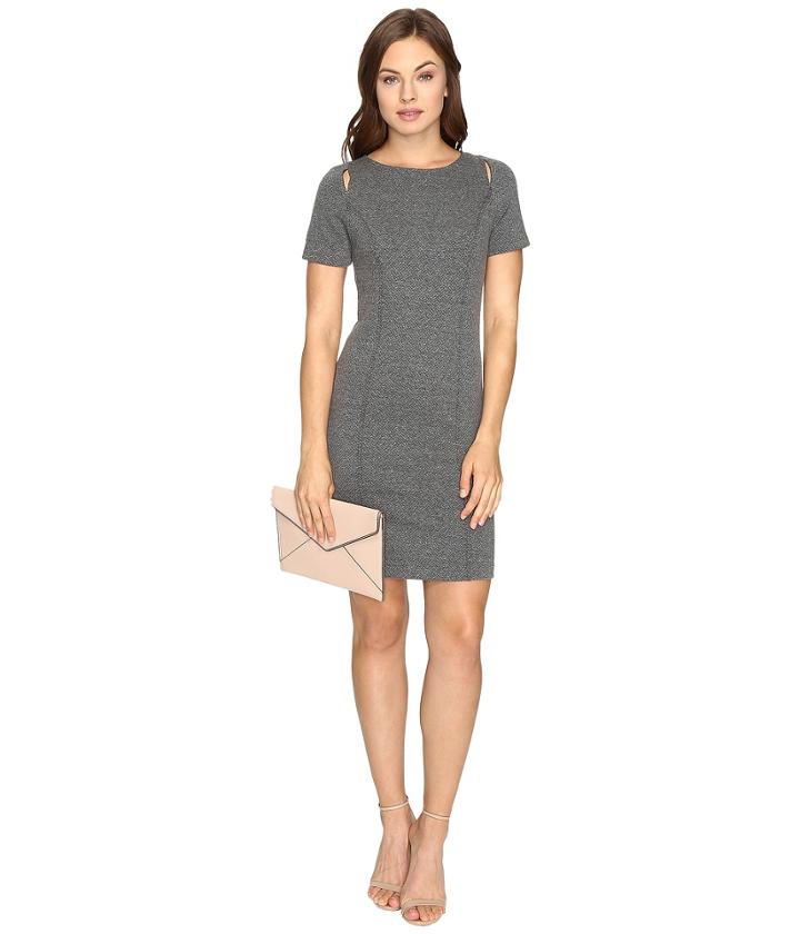 Kensie - Basket Weave Knit Dress Ksdk7485