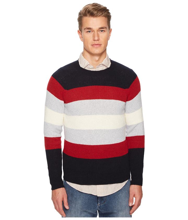 Eleventy - Spunia Wide Stripes Sweater