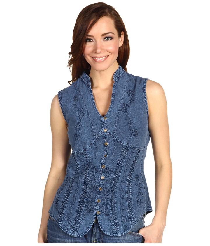 Scully - Cantina Beautifully Detailed S/l Blouse