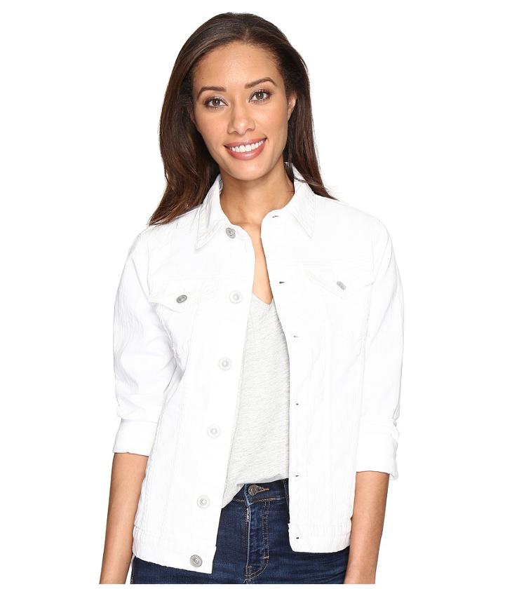 Hudson - The Classic Denim Jacket In White Vintage