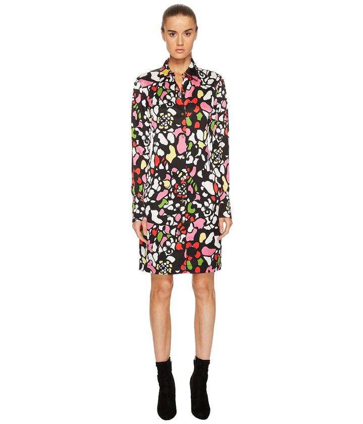 Sonia Rykiel - Runway Flower Viscose Printed Shirtdress
