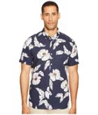 Jack Spade - Short Sleeve Poppy Flower Print Shirt