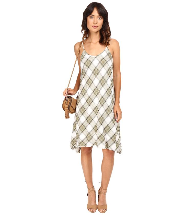 Kensie - Rayon Plaid Dress Ks7k7110