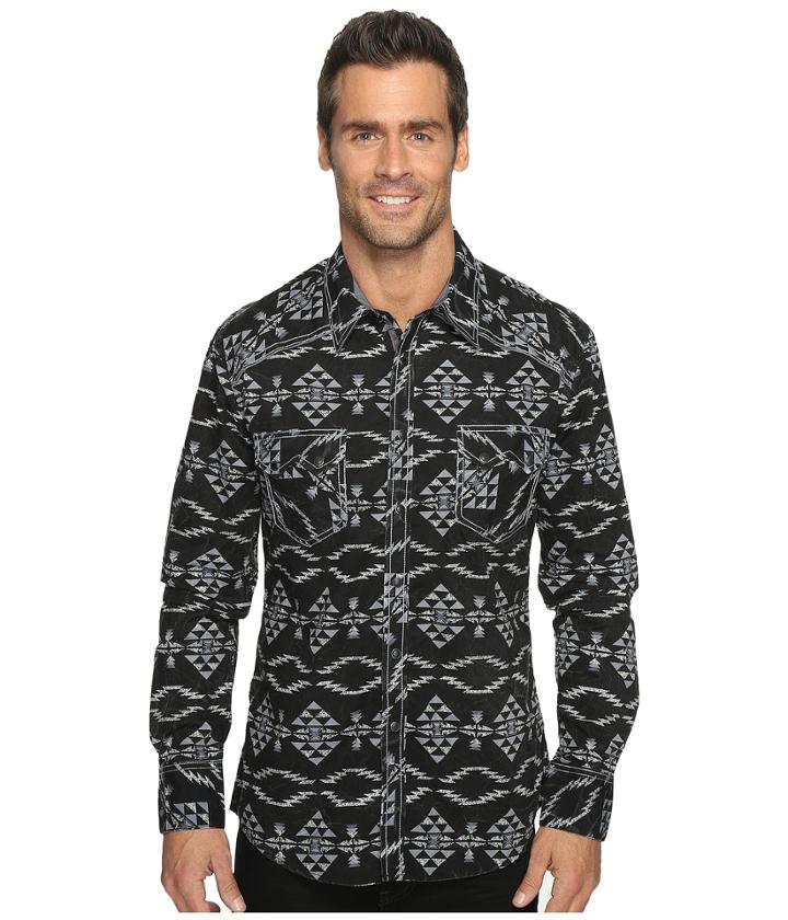 Rock And Roll Cowboy - Long Sleeve Snap B2s9078