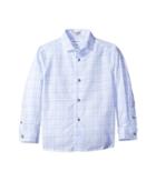 Calvin Klein Kids - Long Sleeve Fine Line Plaid Shirt