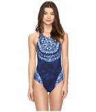 La Blanca - Moody Blues Hi-neck Strappy One-piece