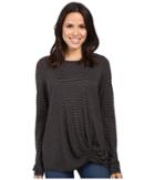 Michael Stars - Sapphire Jersey Stripe Long Sleeve W/ Front Twist