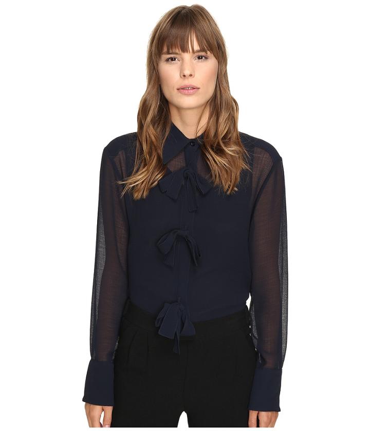 See By Chloe - Georgette Blouse With Bow Detailing
