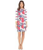 Donna Morgan - 3/4 Sleeve Printed Jersey