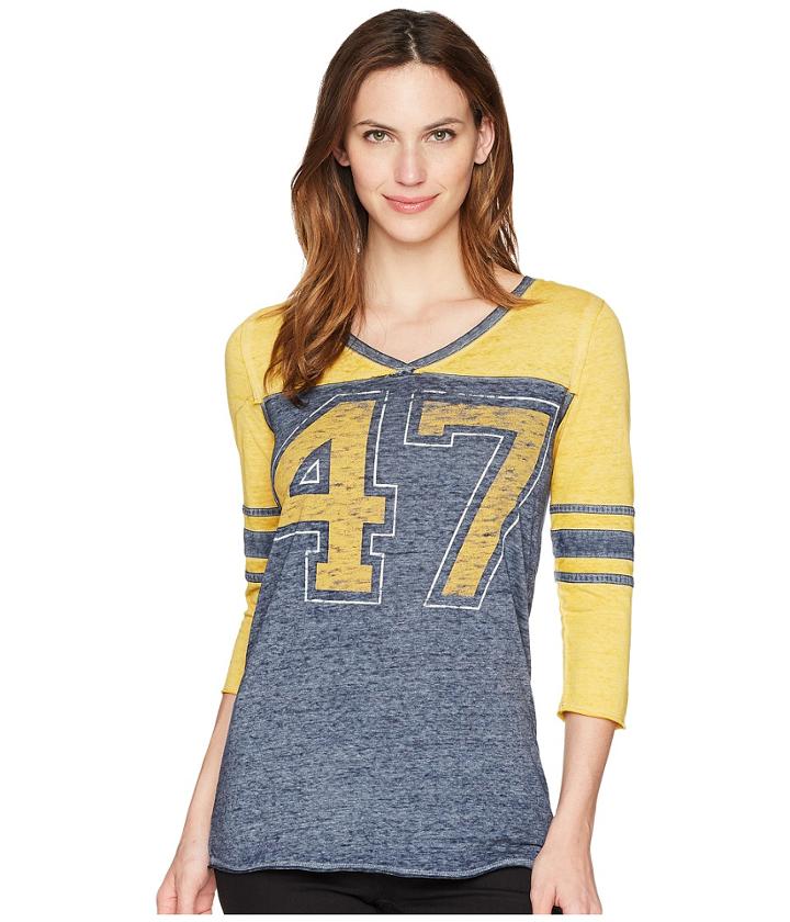 Wrangler - 3/4 Sleeve Baseball Tee Shirt