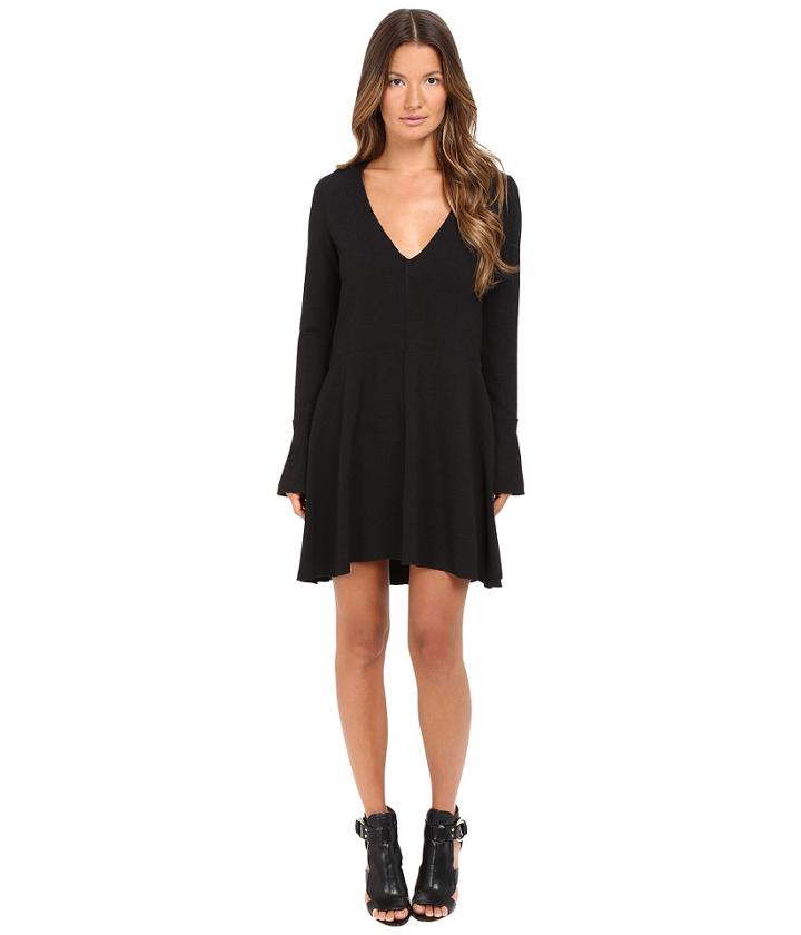 See By Chloe - Textured Jacquard Long Sleeve Dress