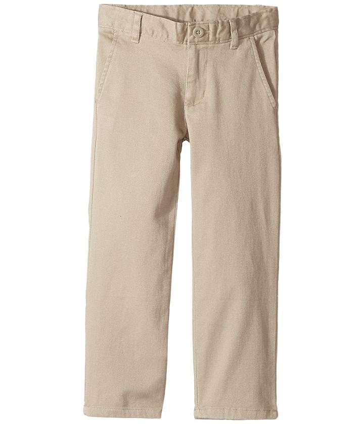Nautica Kids - Regular Flat Front Twill Stretch Pants