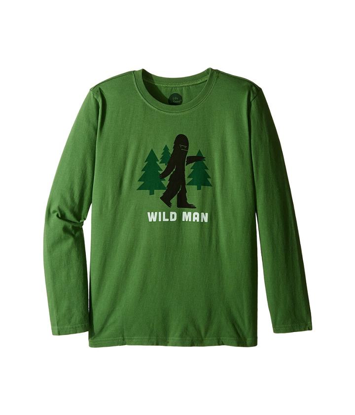 Life Is Good Kids - Wild Man Bigfoot Long Sleeve Tee