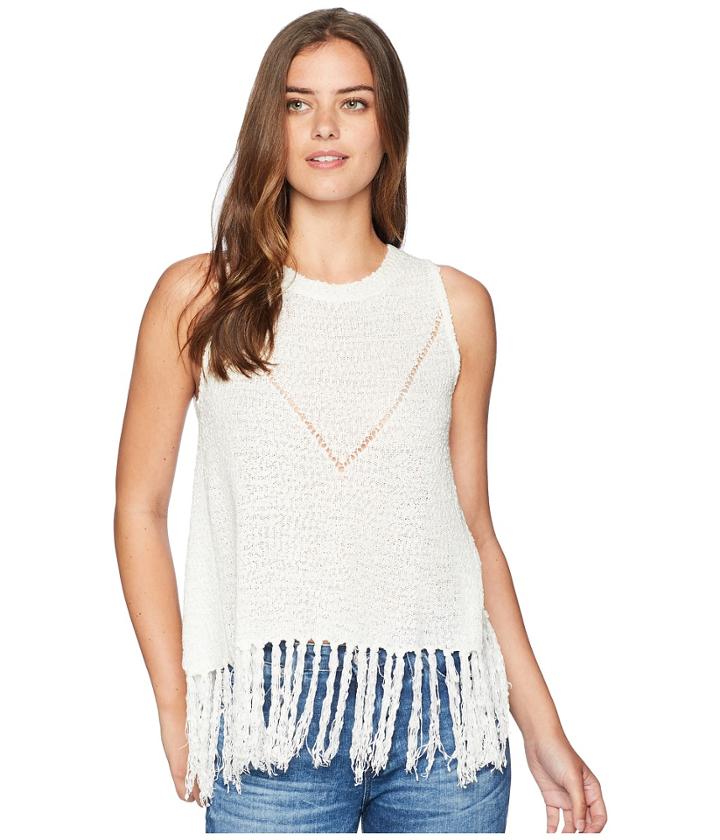 Miss Me - Loose Knit Fringe Top