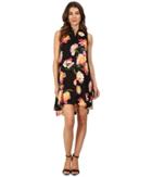 Adrianna Papell - Printed Fly Away Shirtdress