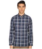 Vince - Double Face Square Hem Long Sleeve Melrose Shirt