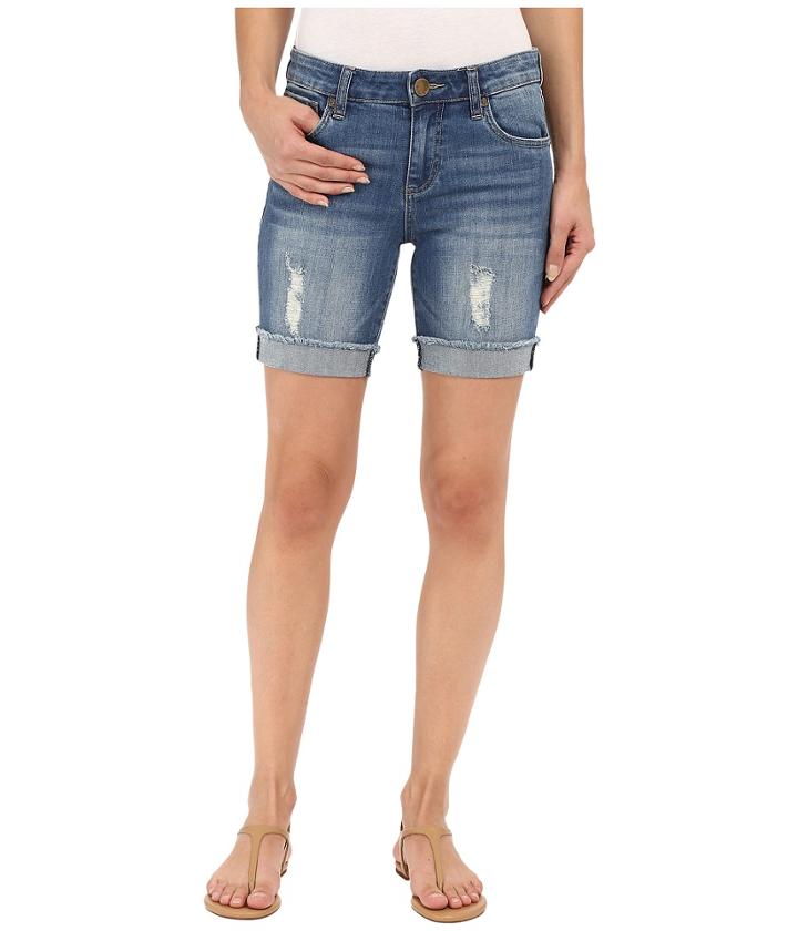 Kut From The Kloth - Catherine Boyfriend Shorts In Triumph W/ Medium Base Wash