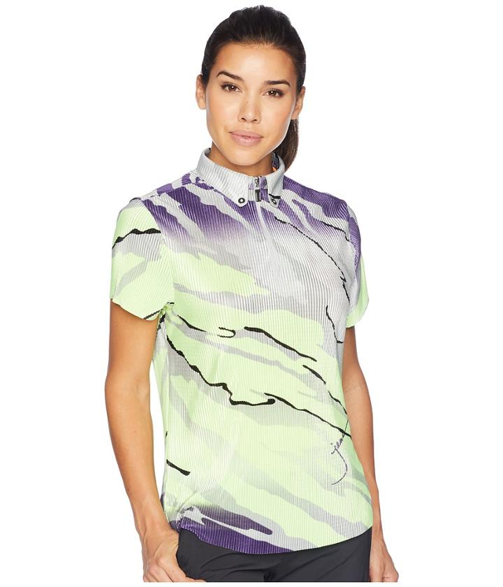 Jamie Sadock - Le Tigre Crunchy Textured Short Sleeve Top