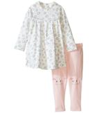 Little Marc Jacobs - All Over Printed Dress With Cute Leggings Set