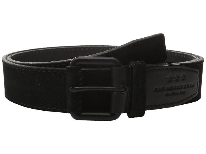 John Varvatos - 38mm Textured Suede Belt