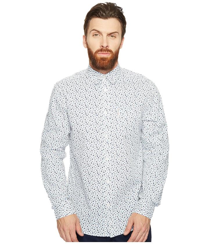 Ben Sherman - Long Sleeve Mod Print Geo Shirt