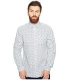 Ben Sherman - Long Sleeve Mod Print Geo Shirt