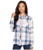 Dylan By True Grit - Super Washed Indigo Plaid One-pocket Shirt