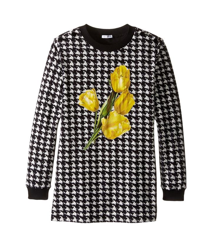 Dolce &amp; Gabbana Kids - City Houndstooth Sweater