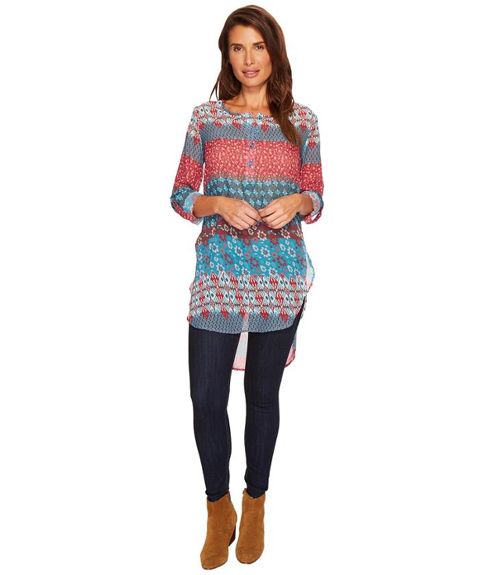Roper - 1296 Multi Printed Georgette Tunic