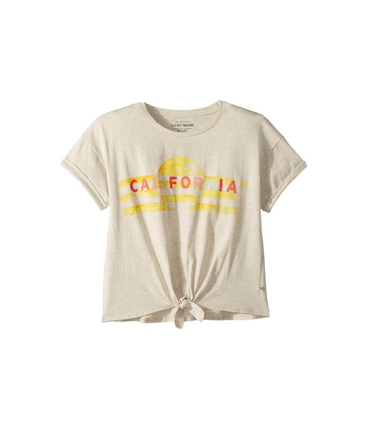 Lucky Brand Kids - Bo Tie Front Tee